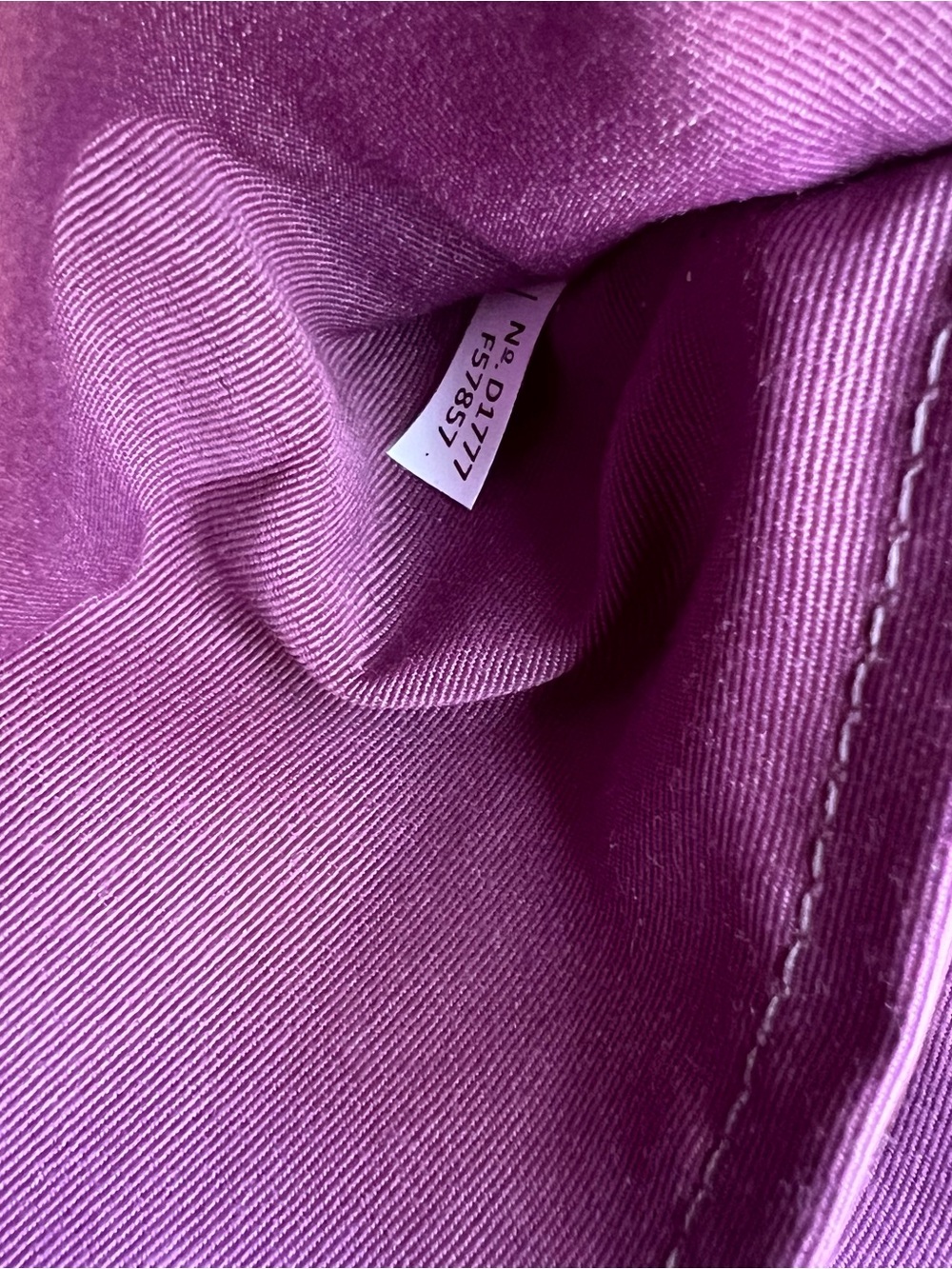 COACH Makeup Bag Small Purple Cosmetic Pouch with Silver Hardware AUTHENTIC - Picture 10 of 11